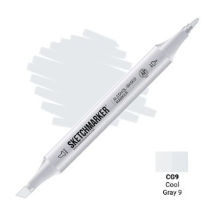 Маркер двусторонний Sketchmarker "Classic" CG9 Прохладный серый 9