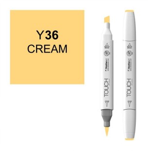Маркер Touch Twin "Brush" цвет Y36 (cream)
