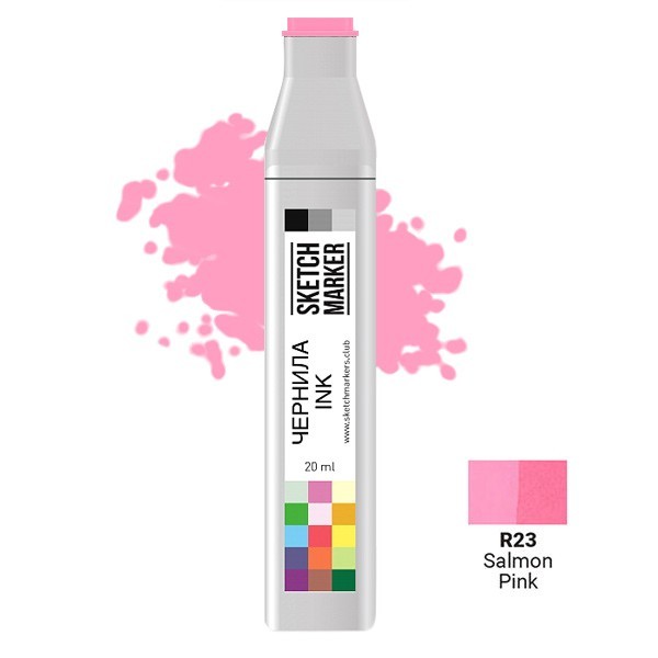Чернила спиртовые Sketchmarker R23 Розовый лососевый, 20 мл