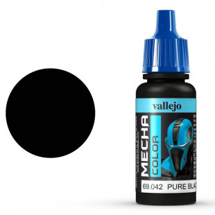 Краска для сборных моделей Vallejo "Mecha Color" 69.042 Pure Black
