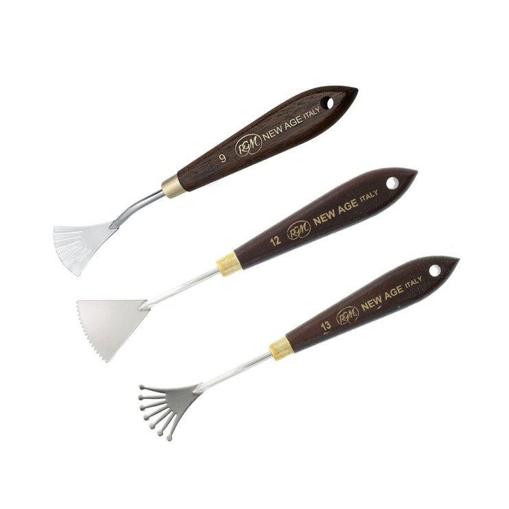 Набор мастихинов RGM "NEW AGE" 3 штуки (№09,12,13)