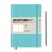 Блокнот без линовки Leuchtturm1917 "Medium" A5, 61л, 80гр/м², мягкая обложка,Аквамарин (363406)