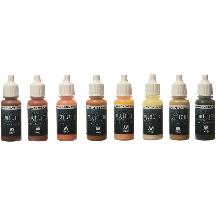 Набор красок для моделизма Fantasy-Pro "Fairy Flesh" 74.101, 8 цветов