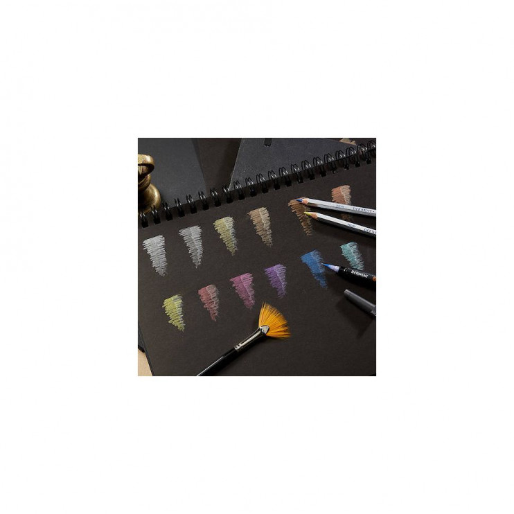 Набор цветных карандашей Derwent "Metallic" 6 штук / пастельные цвета (2305602)