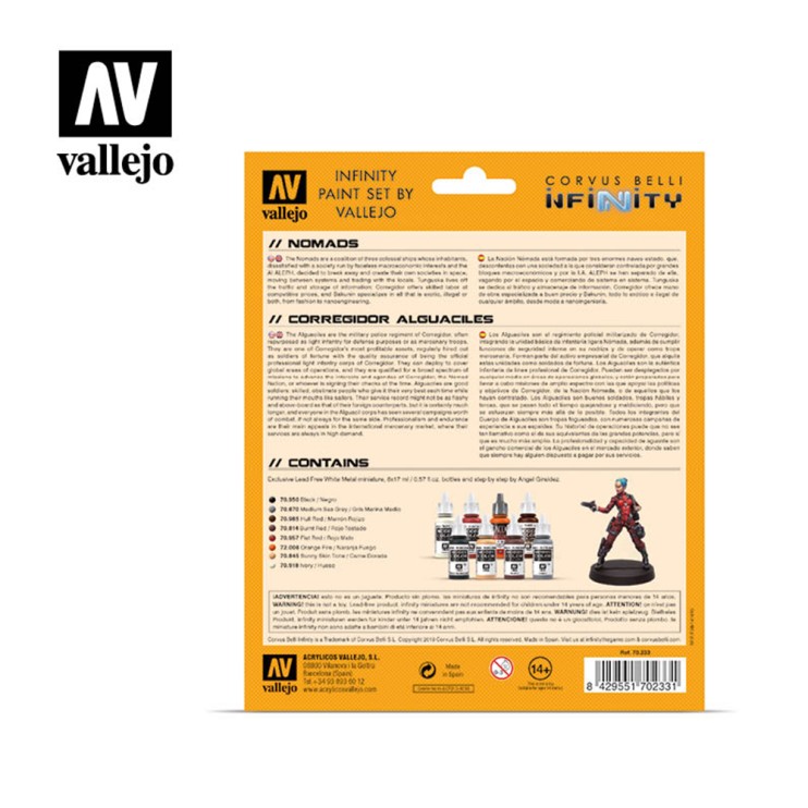 Набор красок с фигуркой Model Color "Nomads" 70.233, 8 цветов