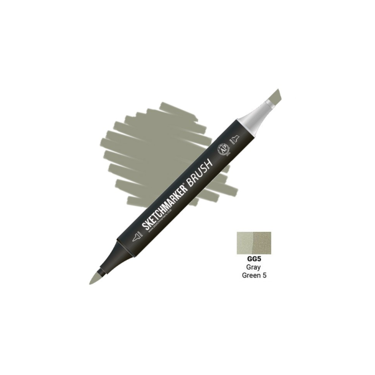 Маркер SketchMarker "Brush" GG5 Gray Green 5