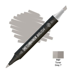 Маркер SketchMarker "Brush" TG7 Тонированный серый 7