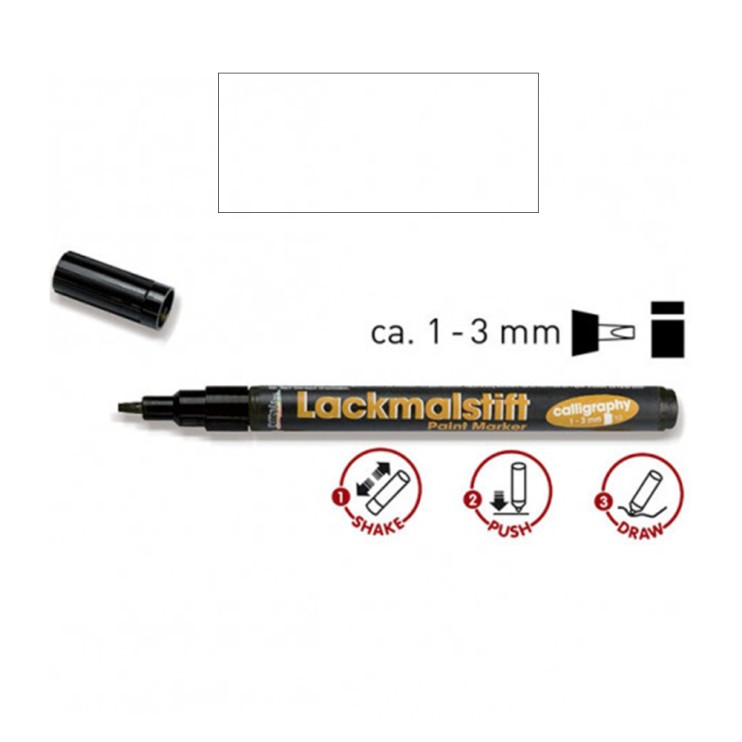 Маркер лаковый Kreul "Lackmalstift" 1-3 мм, белый