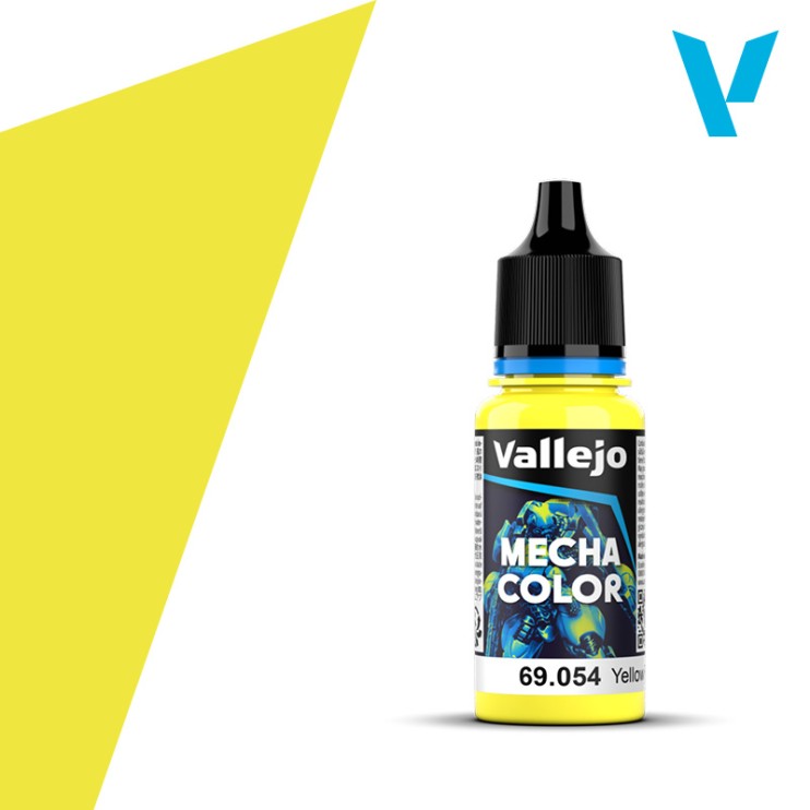 Акриловая краска Vallejo "Mecha Color" 69.054 Yellow Fluorescent