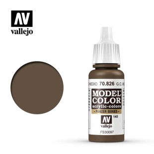 Краска для моделизма Vallejo "Model Color" 70.826 German Camouflage Med. Brown