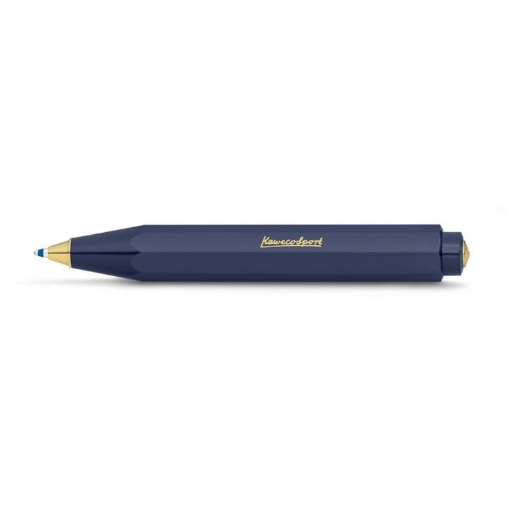Ручка шариковая KAWECO "Classic Sport" (1.0мм), Navy + набор стержней (10001743)