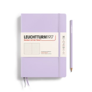 Блокнот в точку Leuchtturm1917 "Medium" A5, 125л, 80гр/м², твердая обложка,Сиреневый (365481)