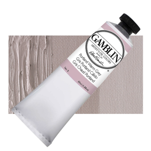 Масляная краска Gamblin "Artist" Portland Warm Gray (Серый портландский теплый), туба 37мл