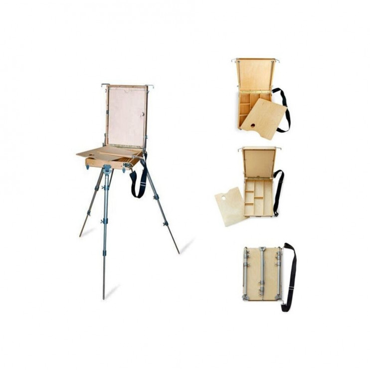 Этюдник подольский "1533" буковый на с металлических ножках ( 25*35см)