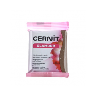 Полимерный моделин Cernit "Glamour" #800 коричневый /56гр.