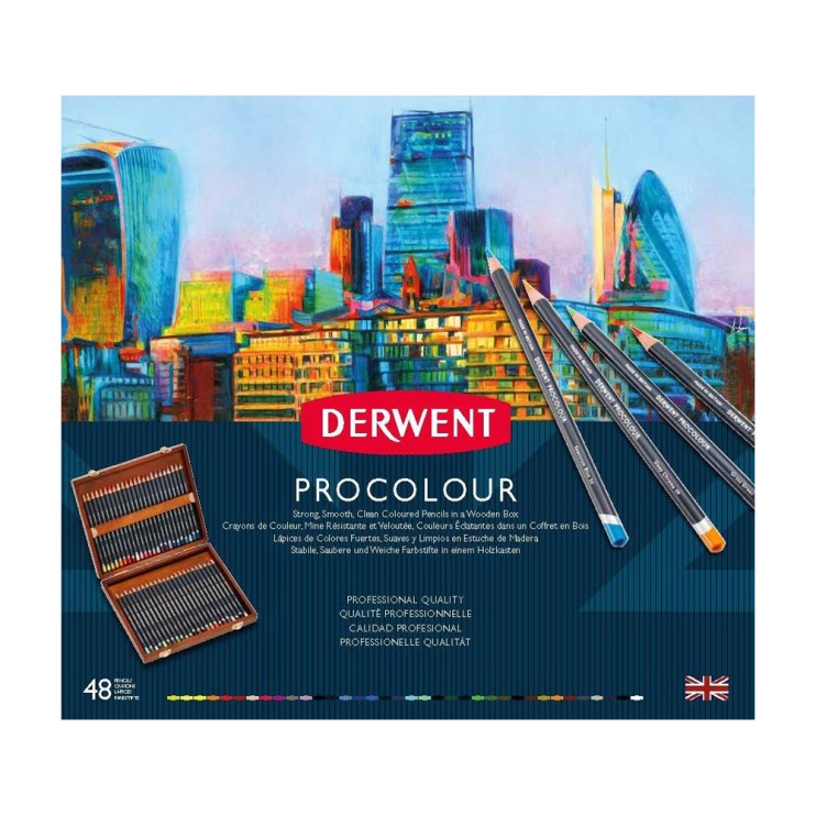Набор цветных карандашей "Procolour" 48 цветов в деревянной упаковке (2302523)