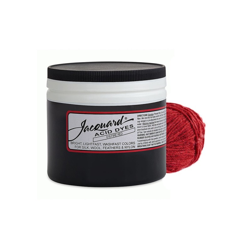 Краситель порошковый Jacquard "Acid Dye" #618 алый, 230гр