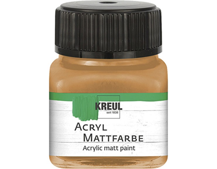 Акрил матовый Kreul "Acryl Mattfarbe" 75207 Ocher (охра), 20 мл