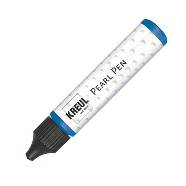 Контур акриловый имитация жемчуга Kreul "Perlen Pen" 29 мл, перламутровый сапфировый голубой