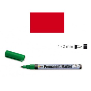 Маркер перманентный круглый Kreul "Permanent Marker"1-2 мм, Красный