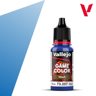 Проливка для моделизма Vallejo "Game Color Wash" 73.207 Blue, 17мл