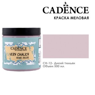 Краска меловая акриловая Cadence "Very Chalky" 500 мл №CH-12 дикий тимьян