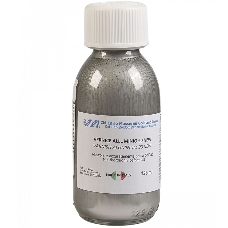 Жидкая бронза "Masserini" серебро, 125мл (водная)