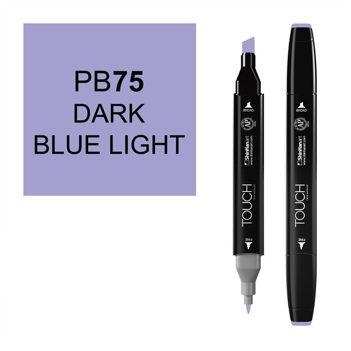 Маркер Touch Twin "Classic" цвет PB75 (dark blue light)