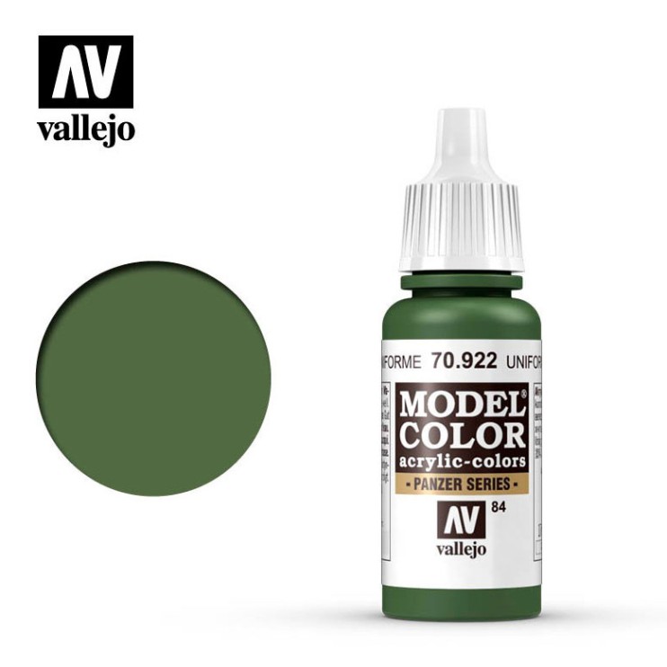 Краска для моделизма Vallejo "Model Color" 70.922 (Uniform Green), 17мл