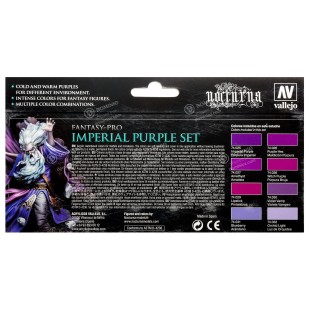 Набор красок для моделизма Fantasy-Pro "Imperial Purple" 74.104, 8 цветов