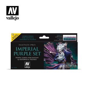 Набор красок для моделизма Fantasy-Pro "Imperial Purple" 74.104, 8 цветов