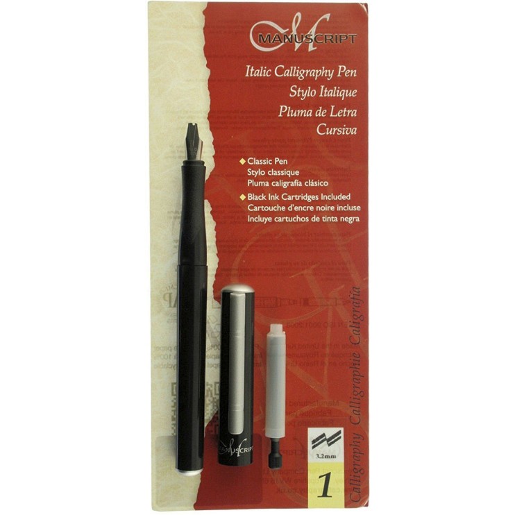 Ручка перьевая Manuscript "Scroll 6" 3,2 мм с конвертером