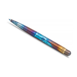Ручка шариковая Kaweco "LILIPUT Fireblue" 1.0мм стальной корпус 