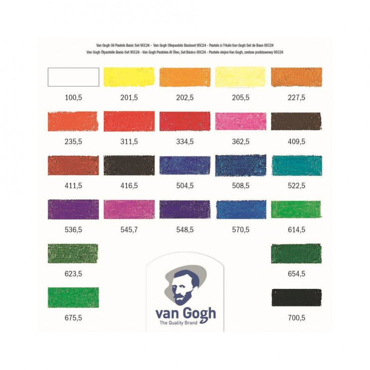 Набор масляной пастели "Van Gogh" 24 цвета