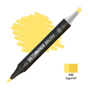Маркер SketchMarker "Brush" Y43 Яичная скорлупа