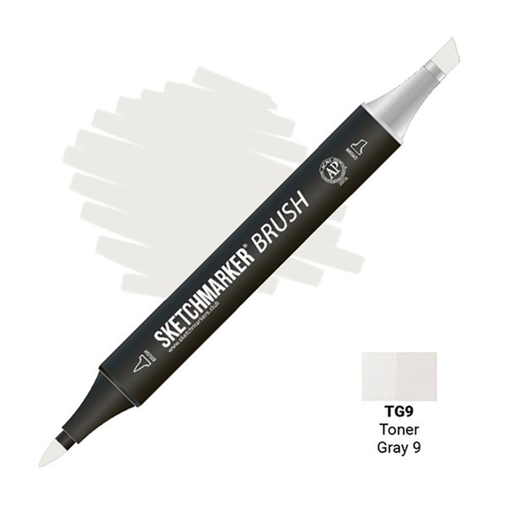 Маркер SketchMarker "Brush" TG9 Тонированный серый 9