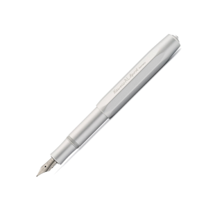 Ручка перьевая Kaweco "Al Sport" M 0.9мм, корпус серебристый