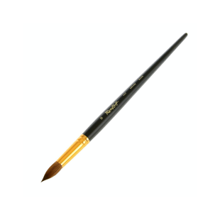 Колонок круглый укороченная вставка Roubloff "Series 1117" №12 матовая длинная ручка