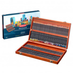 Набор цветных карандашей "Procolour" 72 цвета в деревянном кейсе