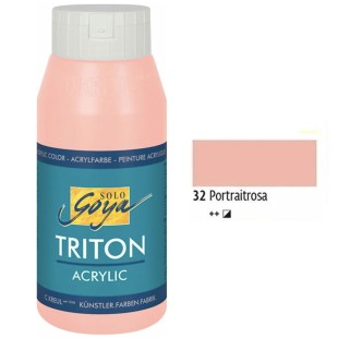 Краска акриловая Solo Goya "Triton" №32 Роза портретная, 750мл.