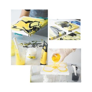 Жидкий акриловый медиум для текучих техник Solo Goya "Pouring-Fluid" 150 мл