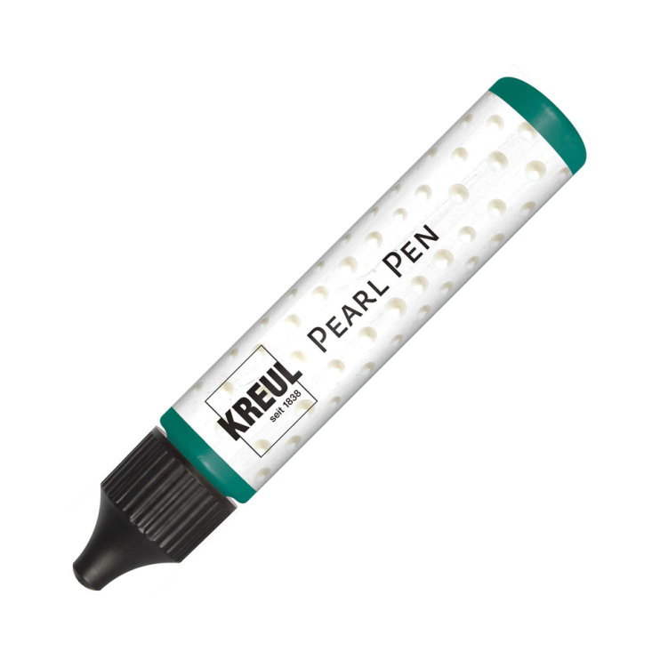 Контур акриловый имитация жемчуга Kreul "Perlen Pen" 29 мл,  перламутровый изумрудный