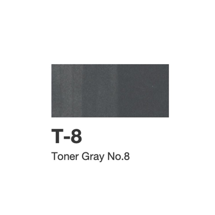 Спиртовые чернила Copic "INK" T8 Toner Grey #8 (12мл)