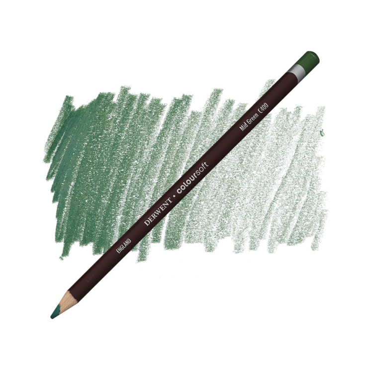 Карандаш цветной Derwent "Coloursoft" C400 Зеленый средний (0700992)