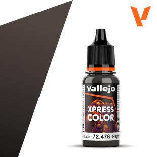 Акрил Vallejo "XPress Color" 72.476 Greasy Black, 18мл для моделизма
