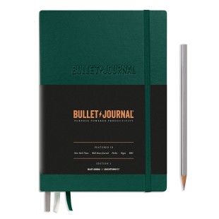 Ежедневник в точку Leuchtturm1917 "Bullet Journal Edition 2" A5, 103л, 120гр/м², твердая обложка, цвет Зеленый