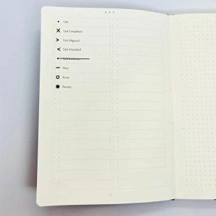 Ежедневник в точку Leuchtturm1917 "Bullet Journal Edition 2" A5, 103л, 120гр/м², твердая обложка, цвет Зеленый