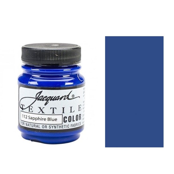 Краска по светлым тканям Jaсquard "Textile Colors" #112 синий сапфир, 67 мл
