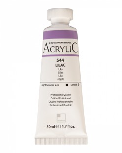 Краска акриловая ShinHan "Professional" №544 Сиреневый, туба 50мл