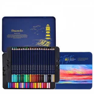 Набор цветных карандашей "Finenolo" 48 цветов в металлическом пенале